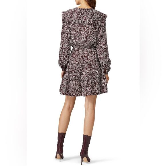 Rebecca Minkoff Selandra Floral Ruffle Dress- Size Medium - Picture 2 of 16